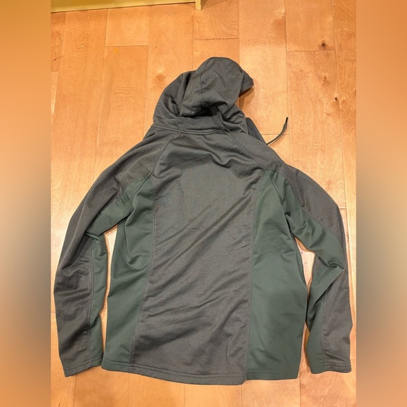 Like new The North Face women zip up hooded jacket olive green M - Picture 2 of 5